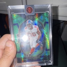 2022 Panini Select Saquon Barkley Dragon Scale Prizm #82 /89 Giants NFL