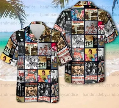 cute The Beatles Hawaiian shirt Aloha 3D shirt Christmas Hawai
