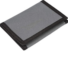 "RFID Trifold Canvas Outdoor Sports Wallet for Kids - Front Pocket Wallet with M