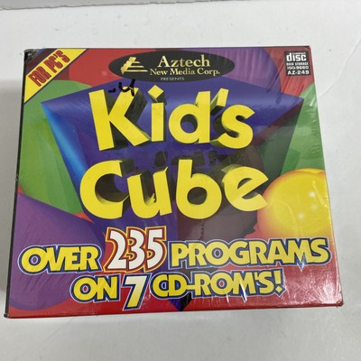 Kids Cube Educational Media Volumes 1- 7 :Over 235 Programs On 7 CD- Rom s-New