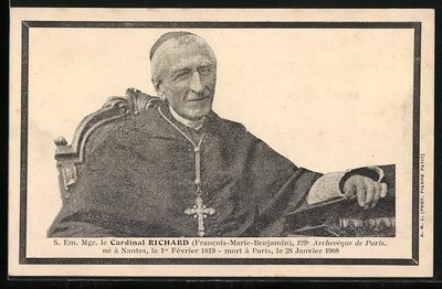 Ansichtskarte Cardinal Richard, Archevéque de Paris 