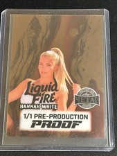 HANNAH WHITE 2025 LEAF METAL WOMEN OF SPORT LIQUID FIRE 1/1 PRE PRODUCTION PROOF