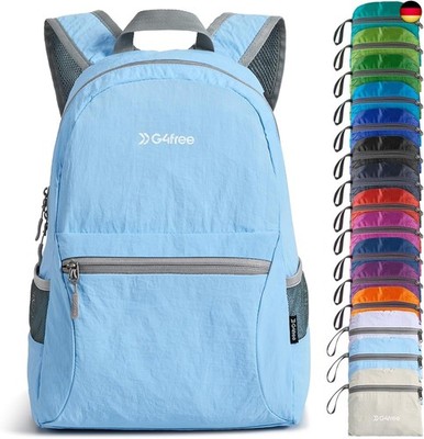 G4Free 20L Faltbarer Rucksack Ultraleichter Wanderrucksack Daypack für Männer F