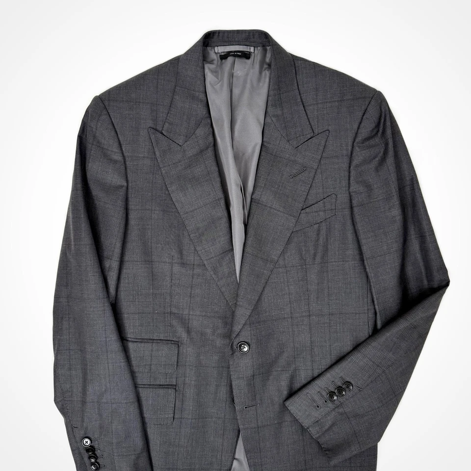 Blazer a cuadros Tom Ford | Solapa pico | $4995 | 40 Foto 4 de 4