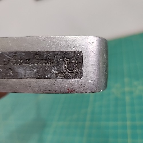 Axaline 1A Horse Shoe Blade Putter Golf Club 35" Steel Shaft USA Vintage Rare - Picture 6 of 21