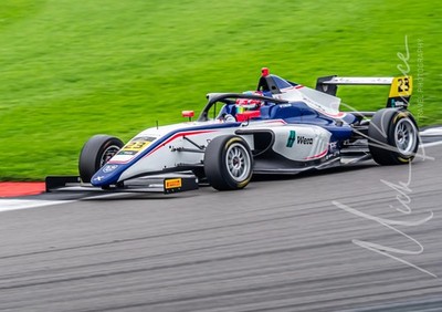 FIA British F4 #23 Theo Palmer Silverstone September 2025. A3 Print 