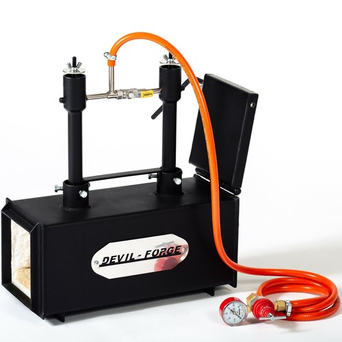 DFPROF2+1D GAS PROPANE FORGE Furnace Burner Knife Making Blacksmith USA - Picture 10 of 12