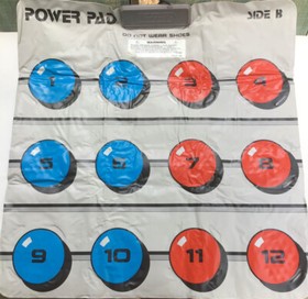 Nintendo NES Power Pad & Dance Aerobics Floor Mat Game Cartridge Vintage 1988