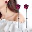 miniature 29 - Fashion Flower Long Tassel Pearl Stud Earrings Dangle Women Wedding Jewelry Gift
