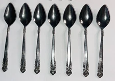 7 Stanley Roberts Stainless Flatware SPANISH SPLENDOR Dinner Spoons JAPAN 8”