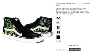 supreme skull pile vans