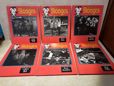 RARE Three Stooges Books Collection Lot Of 6 1991 By Elwood Ullman