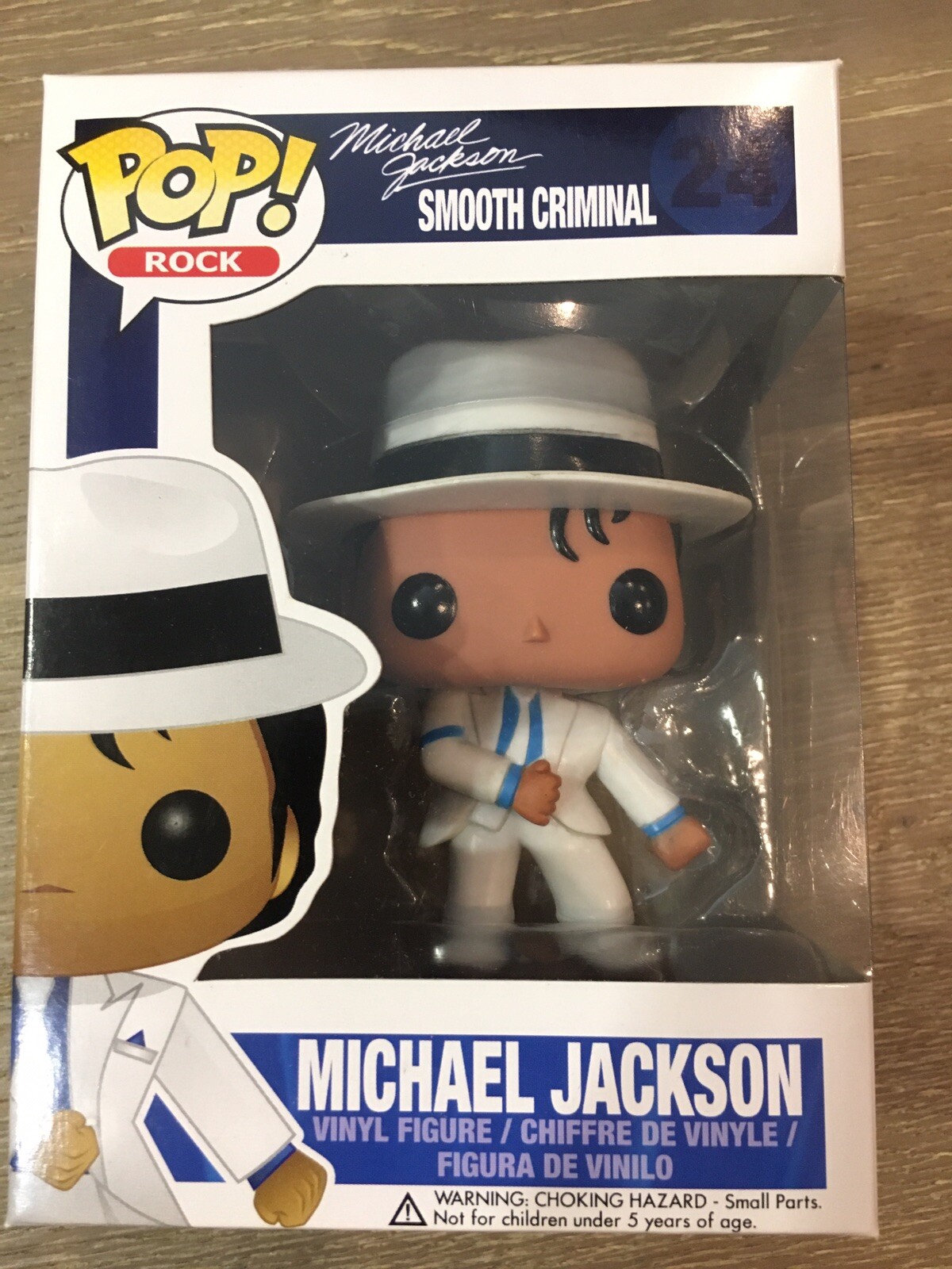 New Authentic Funko Pop Michael Jackson #24 Smooth Criminal Vaulted Hard Stack