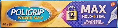 Poligrip Zahnersatz Fixativ Max Versiegelung, 1 x 40g Neu OVP 
