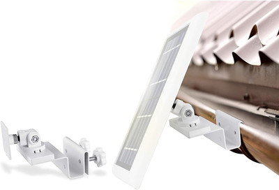 Gutter Mount for Solar Panel Compatible with Ring, Arlo, Blink, Reolink Cams (1 