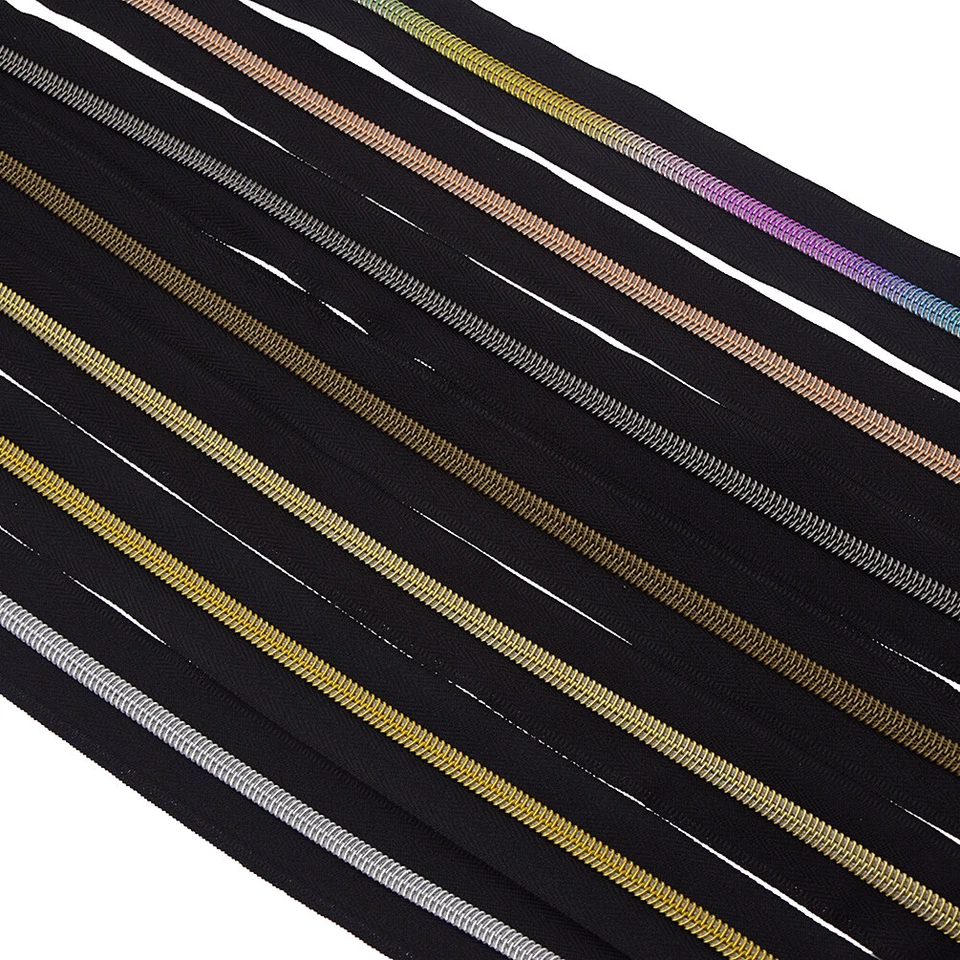 5Yards #3 #5 Open-end Zipper Nylon for DIY Bag Clothing Sewing Craft Accessories - Image 2 of 4