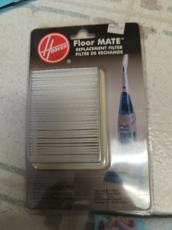 Genuine Hoover Floor Mate Replacement Filter part# 59177-125 White New Sealed 