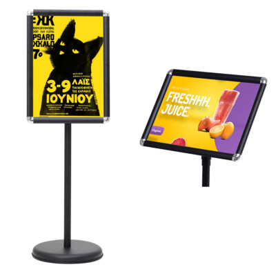 Infoständer höhenverstellbar Informationsständer DIN A3 Plakatständer drehbar