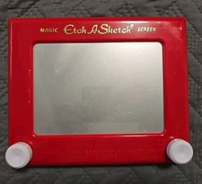 Magic Etch A Sketch Screen Spin Master Art Fun Toy Model 505 Used Tested Works