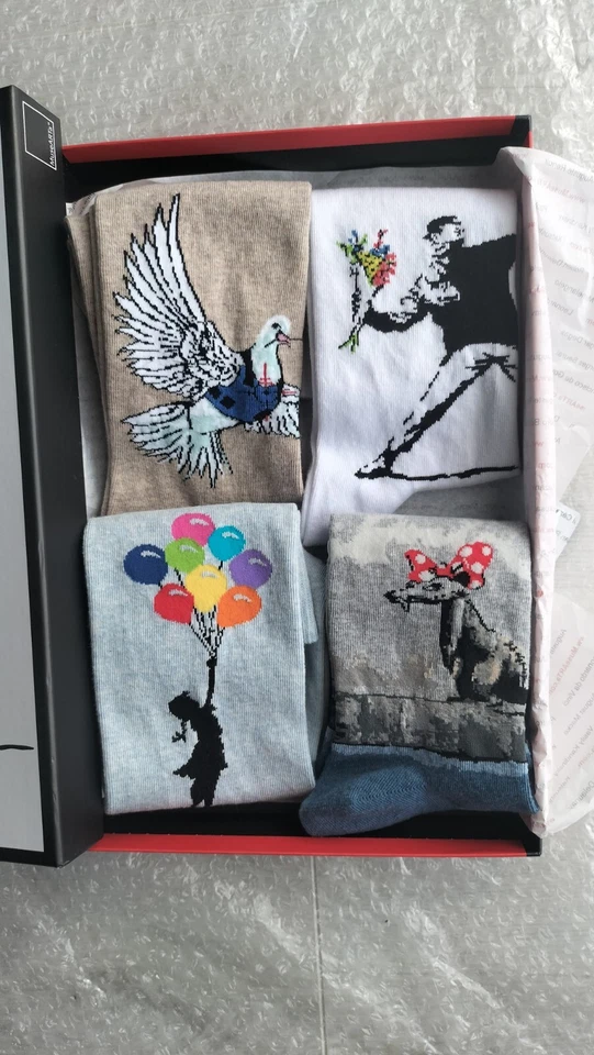 Chaussettes Bansky Art - Photo 2/2