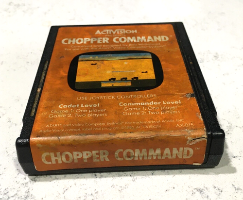 Jeu Atari 2600 Chopper Command jeu + boîte version PAL (N°5381S