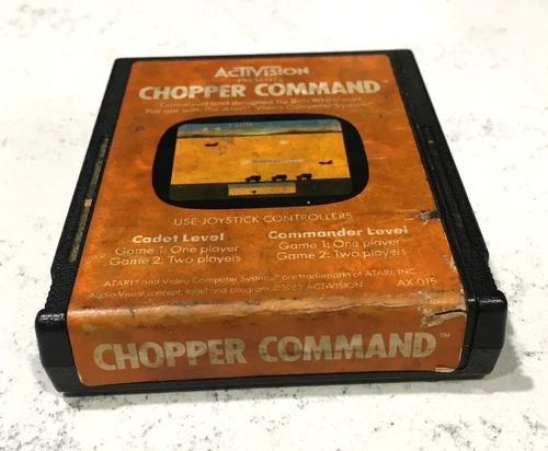 Atari 2600 Chopper Command --- Tested & Working