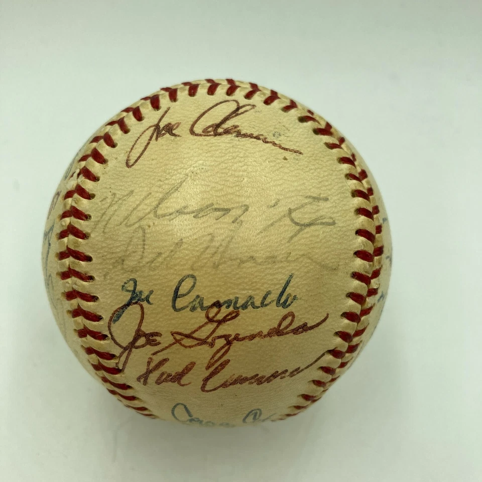 Ted Williams 1970 Washington Senators Team Signed American League Baseball JSA - Image 3 of 4