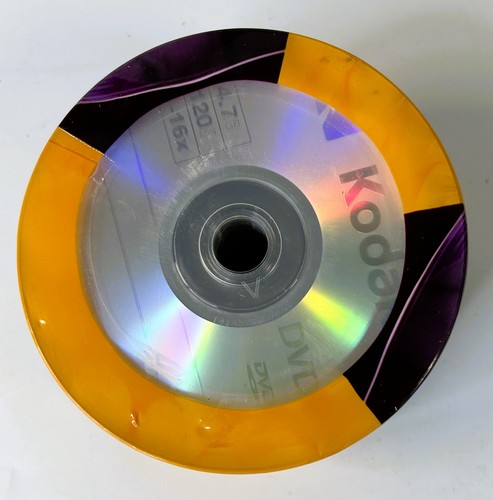 Kodak 16x 4.7GB 120-Minute DVD-R Media 50 Pack Spindle NEW Sealed Unopened - Picture 2 of 3