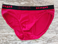 Papi Microfiber Bikini Brief or Hip Brief Underwear XLarge Red MINT FREESHIP