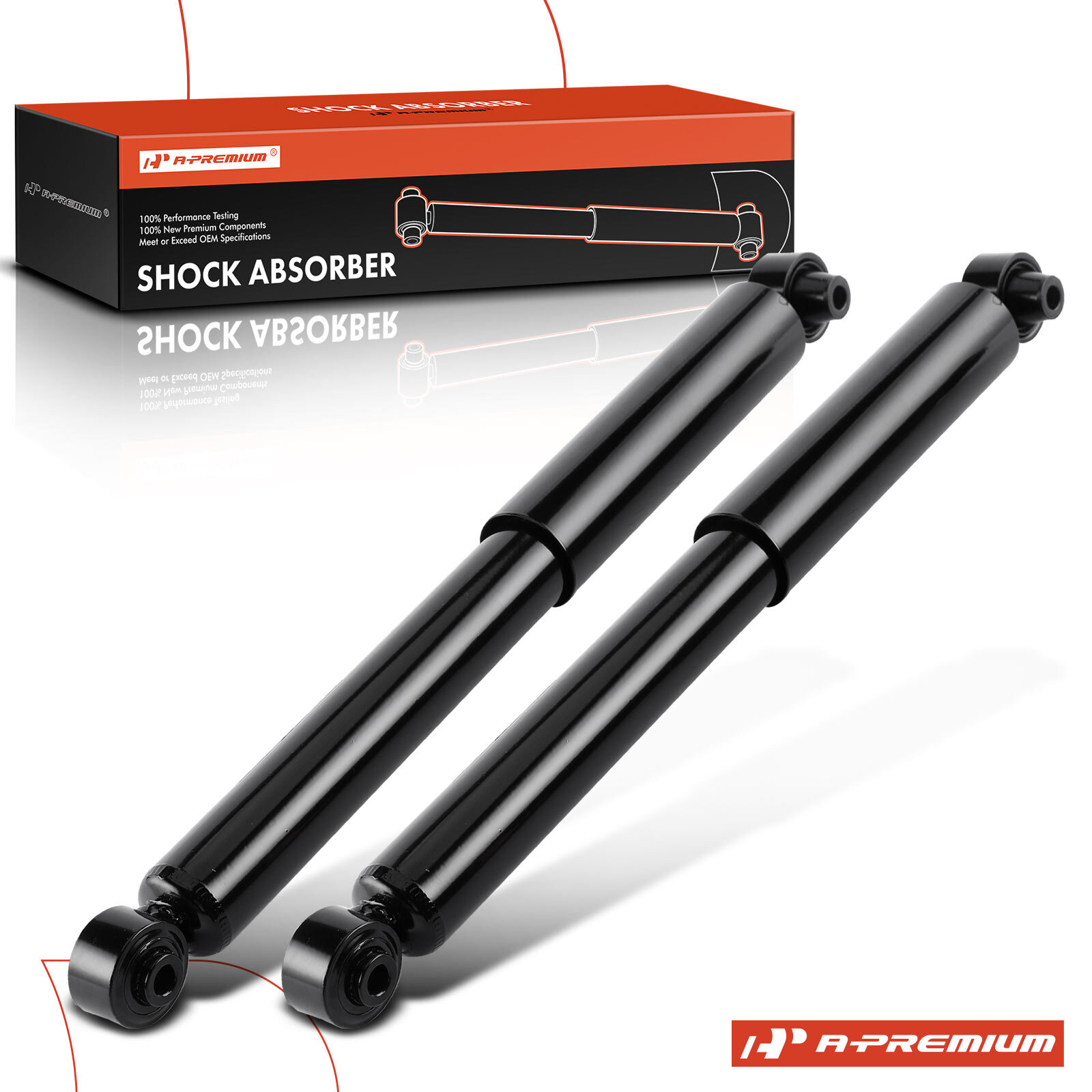 FRANKBERG 2x Shock Absorber for Fiat Doblo 263 2010-2022 Rear 349149 51810129