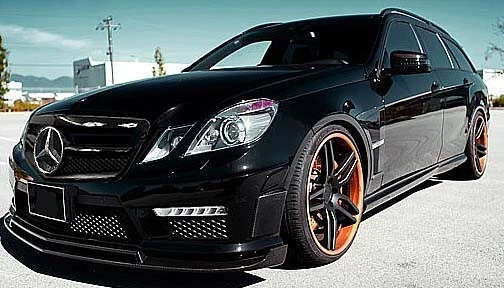 E63 Clase E Parrilla Todo Negro E350 E550 2010 2011 2012 2013 Sedán Cromo Estrella Nuevo Foto 3 de 4