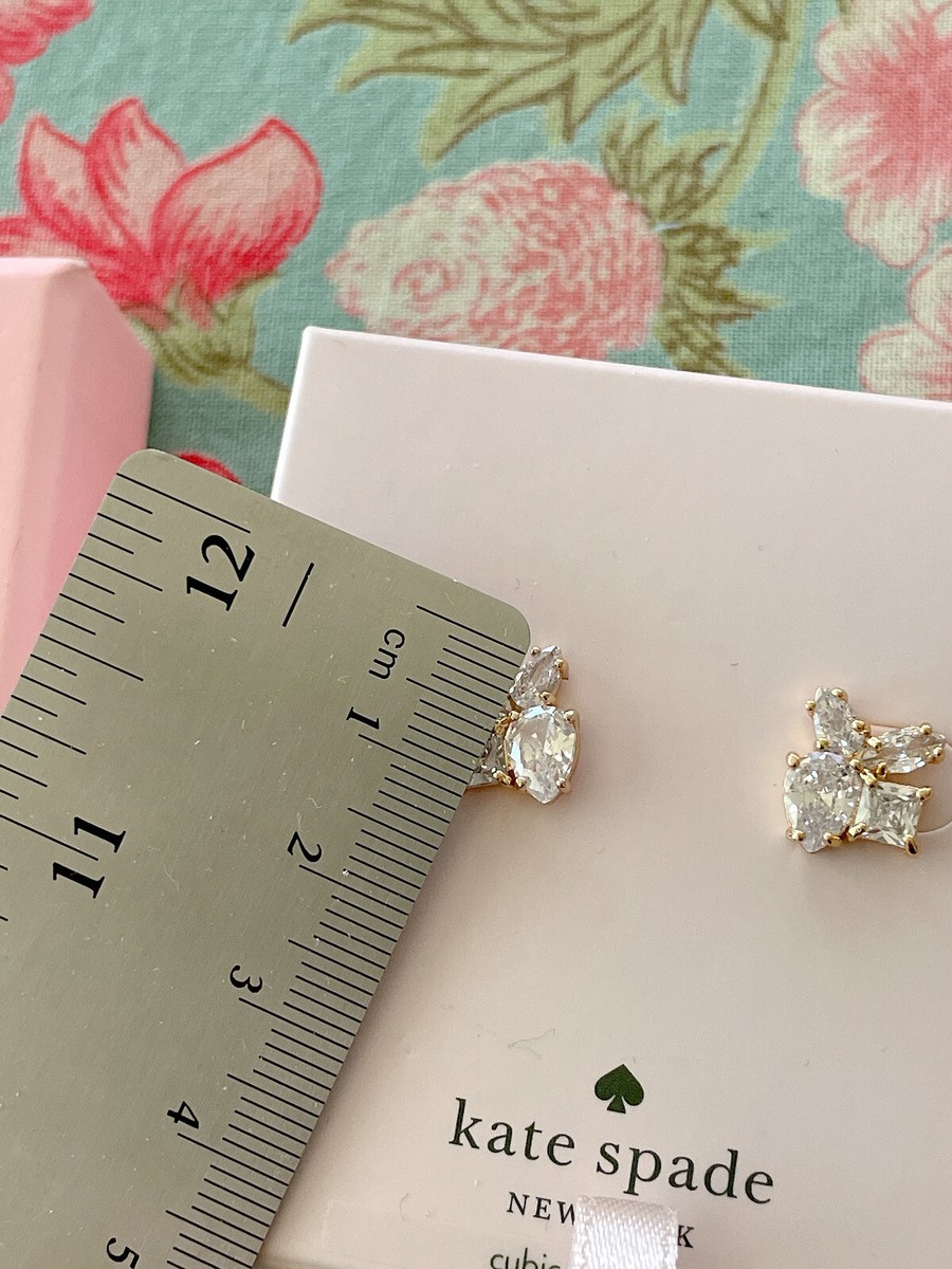 Kate Spade Flying Colors Cluster Stud Earrings, Clear