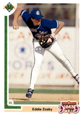 1991 Upper Deck Final Edition #14F Eddie Zosky Toronto Blue Jays