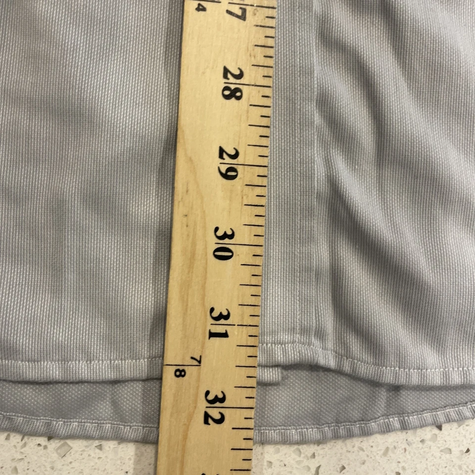 Camisa masculina Eton 16,5 (42) azul manga longa vintage formal vestido botão para cima leve - Imagem 4 de 4