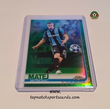 2018/19 Topps Chrome UEFA CL Green Refractor Matej Mitrovic 91/99