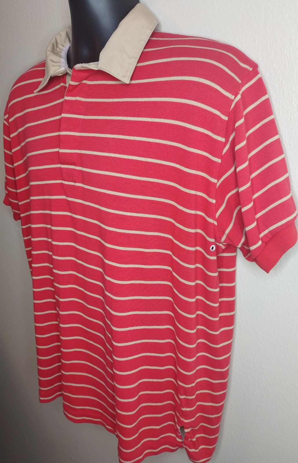 VTG 70s Montgomery Ward Sports Scene Men's XL Polo Sh… Gem