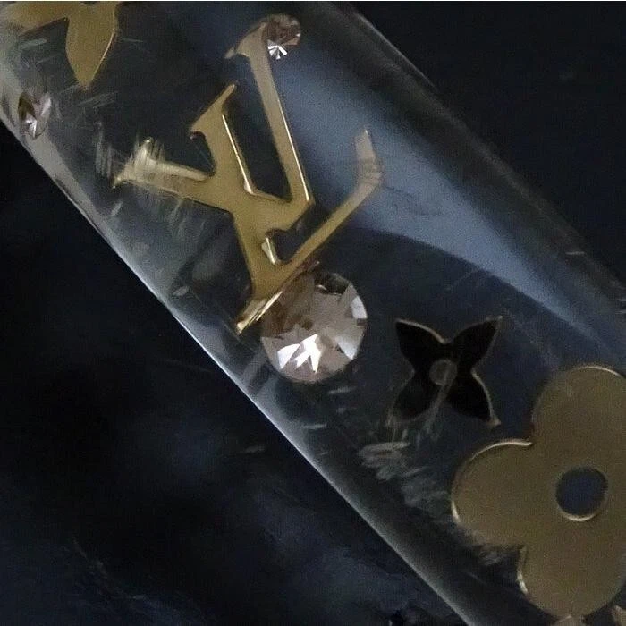 Louis Vuitton Armband Aufnahme Armreif #M Klar/Gold M65202 Harz 20.5cm 21.7g - Bild 4 von 4