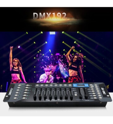 192 Channels DMX512 Controller Console For Stage Light Party DJ Laser Operator