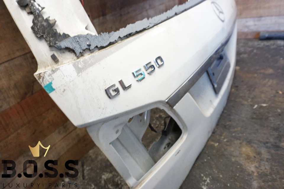 13-16 Mercedes X166 GL450 GL550 tapa maletero puerta levadiza portón trasero portón trasero carcasa OEM Foto 4 de 4
