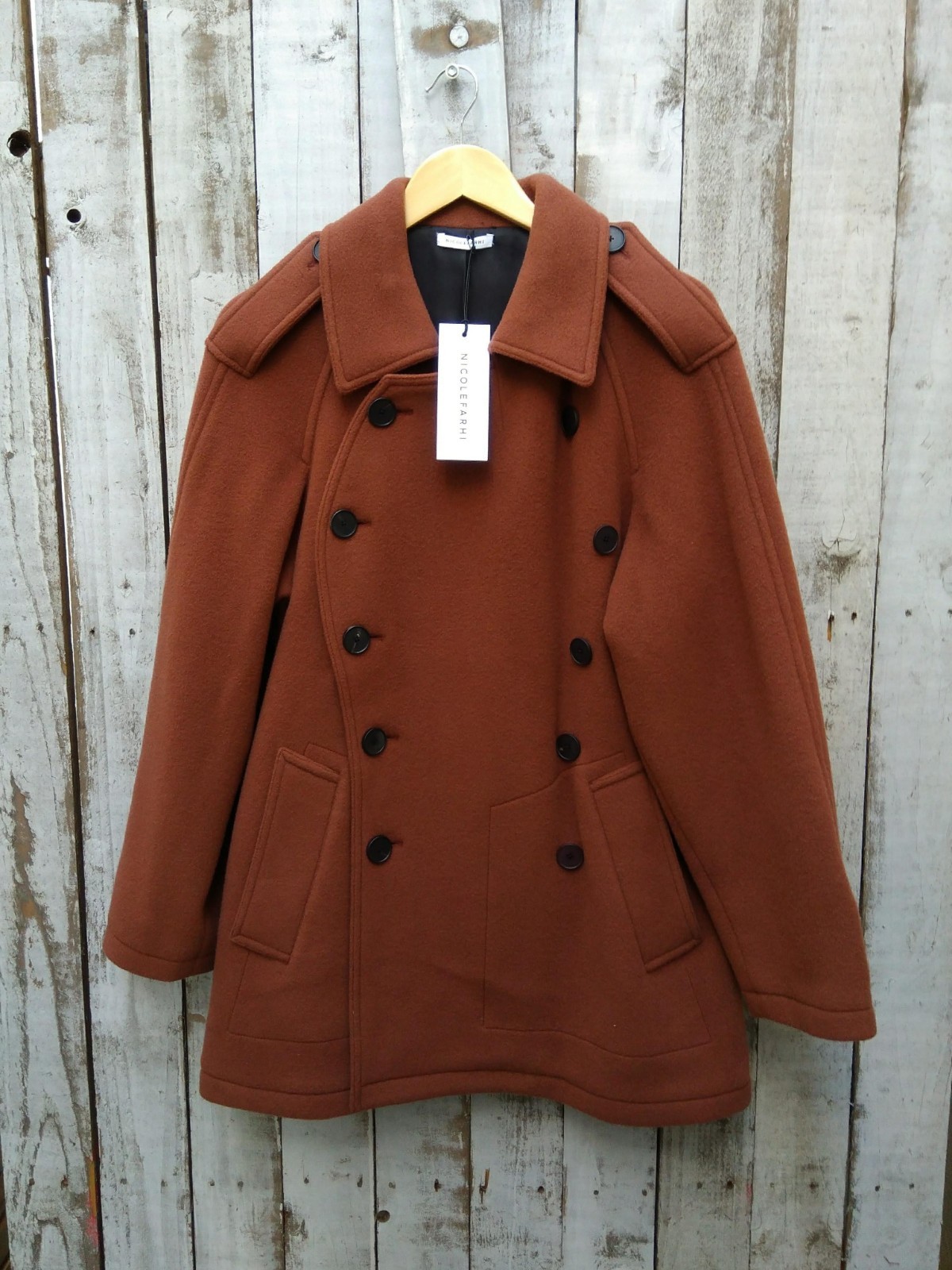 nicole farhi wool coat