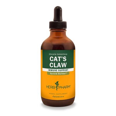 Herb Pharm Cat's Claw Liquid Extract 4 Fl Oz Immune Support Non GMO Gluten Free