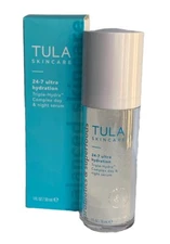 Tula Skincare: 24-7 Ultra Hydration Triple-Hydra Complex Day & Night Serum 1 oz