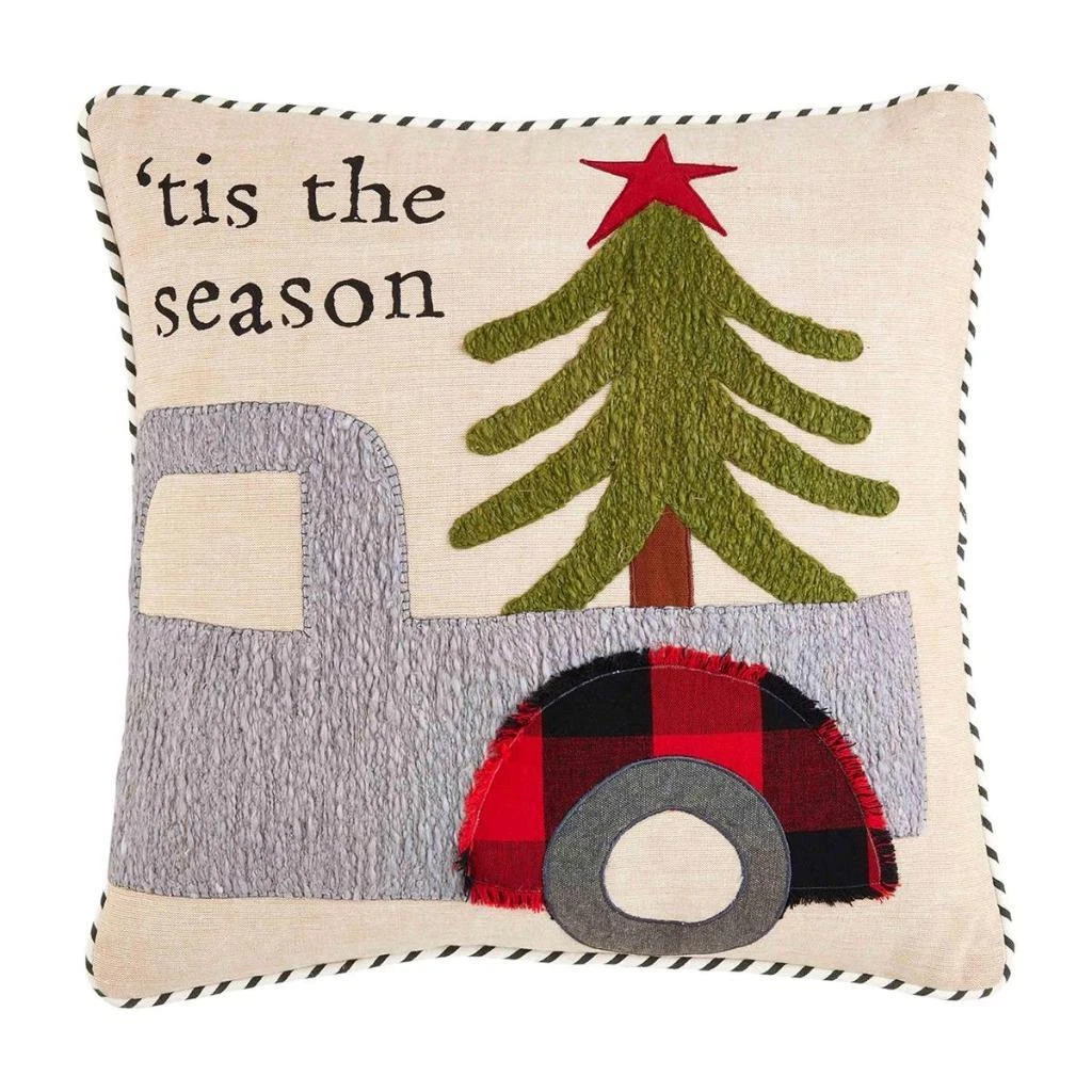 Mud Pie Tis Lodge Yarn Pillow