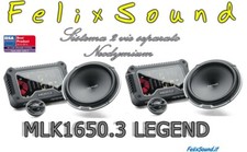 Hertz Serie Mille MLK 1650.3 Kit a 2 Vie Separate Auto Woofer+Tweeter+Crossover