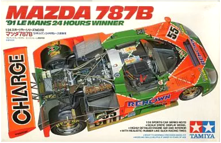 Tamiya 1/24 MAZDA 787B 1991 Le Mans 24hours Winner Plastic Model