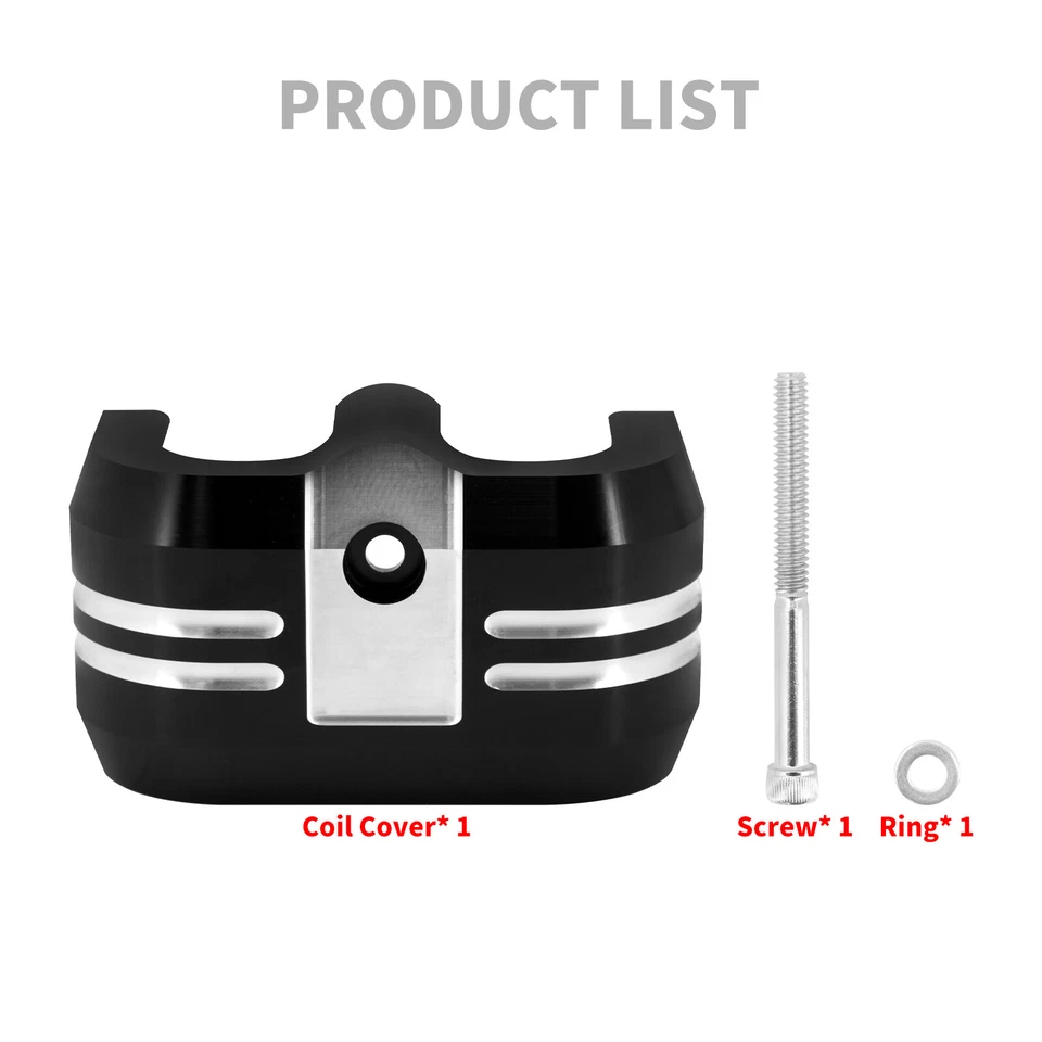 Aluminium CNC Spule Abdeckung Für Harley Softail Fat Boy Breakout Low Rider 18+ - Bild 2 von 4