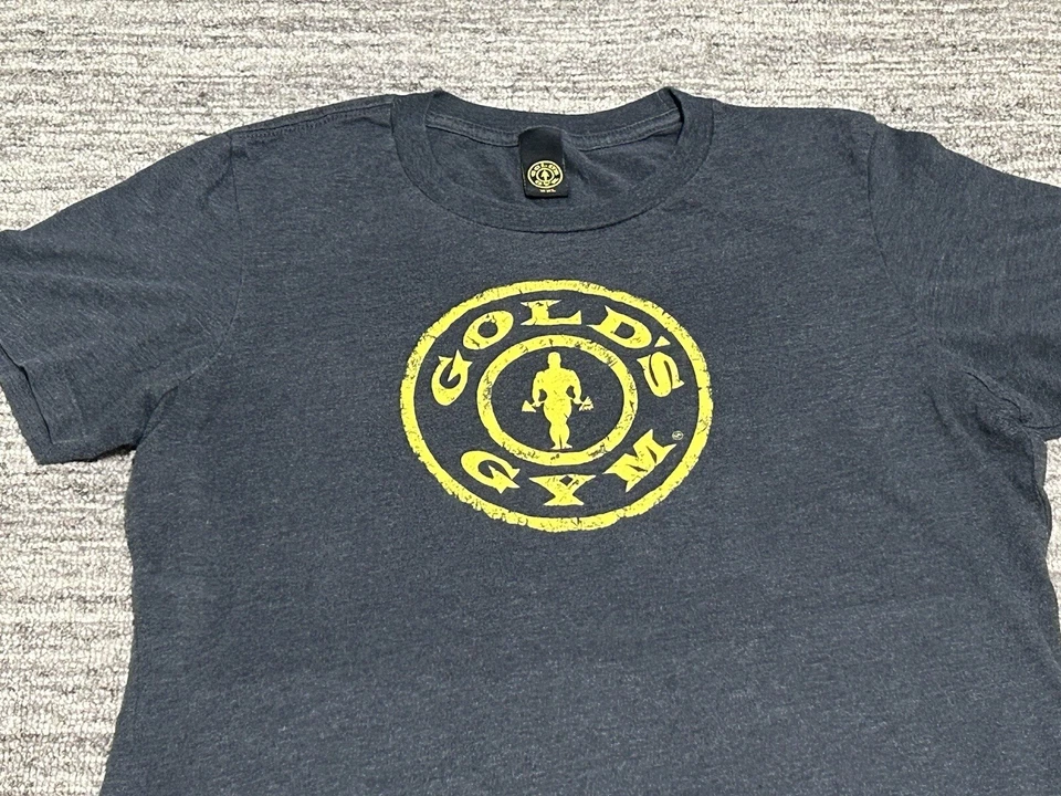 Camisa de gimnasio dorada para mujer XXL 2XL gris amarillo más fuerte que los niños damas Foto 2 de 4