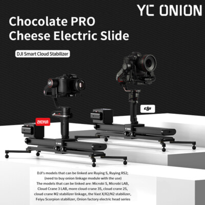 YC Onion Chocolate Pro Motorized/Manual Slider Track Rail Slide fr Camera  Gimbal
