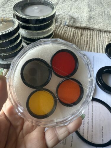 Sigma 30.5mm Mirror Lens Filter Set for B&W (Y52, O56, R60,ND4X) Nice - Picture 3 of 6