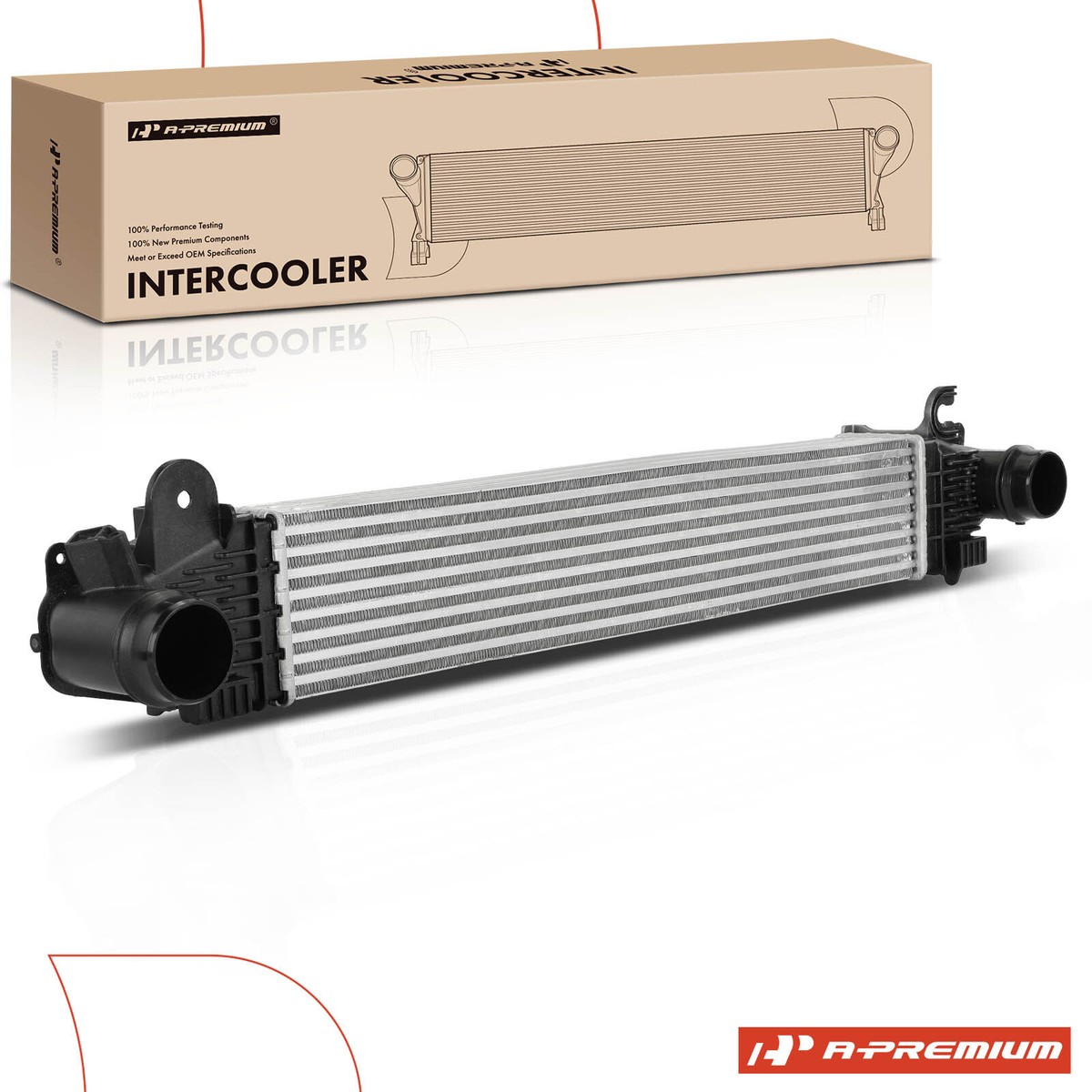 Turbo Intercooler For 2018-2022 Chevy Equinox & GMC Terrain 1.5L | Direct Fit, Silver, OEM Part #84454110 / GM3012116